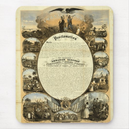 Tapis De Souris Mousepad historique d'émancipation (Devant)