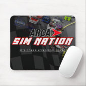 Tapis De Souris Mousepad horizontal original de nation de Sim (Avec souris)