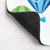 Tapis De Souris Mousepad "Hot Air Balloons" (Coin)