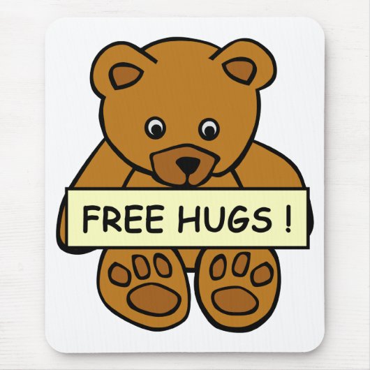 Tapis De Souris Mousepad Hugs gratuit (Devant)