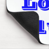 Tapis De Souris Mousepad I Love Blue (Coin)