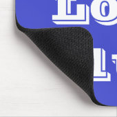 Tapis De Souris Mousepad I Love Blue (Coin)