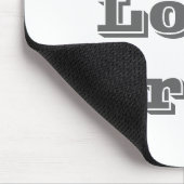 Tapis De Souris Mousepad I Love Grey (Coin)