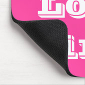 Tapis De Souris Mousepad I Love Pink (Coin)