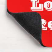 Tapis De Souris Mousepad I Love Red (Coin)