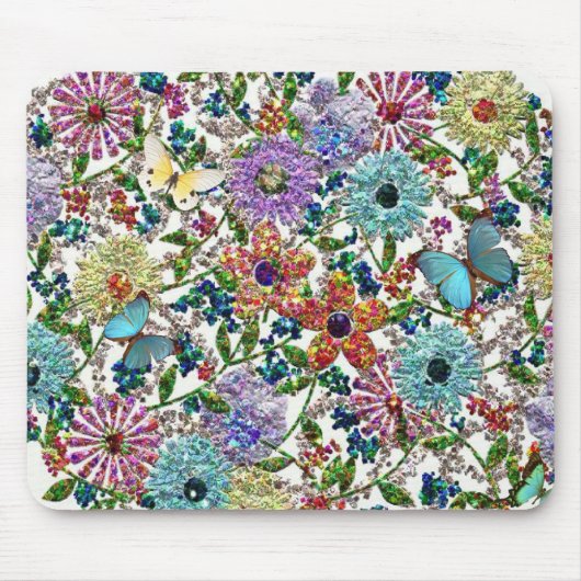 Tapis De Souris Mousepad incrusté de bijoux (Devant)