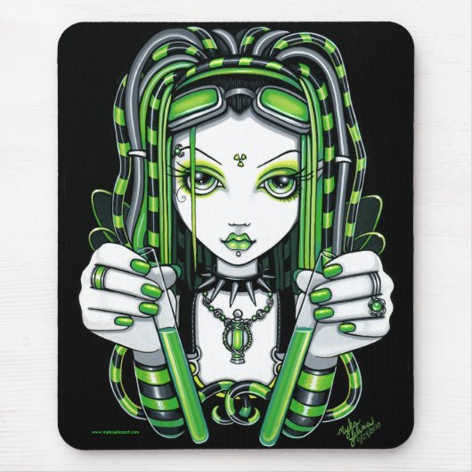 Tapis De Souris Mousepad industriel "vivivien" de Cybergoth Dark (Devant)