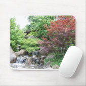 Tapis De Souris Mousepad japonais de cascade de jardin (Avec souris)