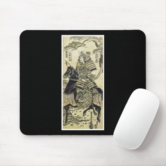 Tapis De Souris Mousepad japonais samouraï d'art (Avec souris)