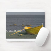 Tapis De Souris Mousepad jaune (Avec souris)