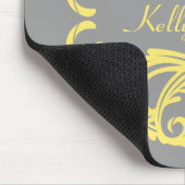 Tapis De Souris Mousepad jaune chic (Coin)