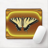Tapis De Souris Mousepad jaune de ~ de machaon (Avec souris)
