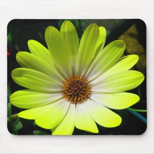 Tapis De Souris Mousepad jaune Fluorescent (Devant)