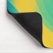 Tapis De Souris Mousepad jaune unique avec conception abstraite (Coin)