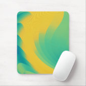 Tapis De Souris Mousepad jaune unique avec conception abstraite (Avec souris)