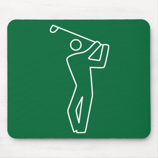 Tapis De Souris Mousepad - joueur de golf (Devant)