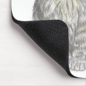 Tapis De Souris Mousepad Kitten gris (Coin)