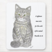 Tapis De Souris Mousepad Kitten gris (Devant)