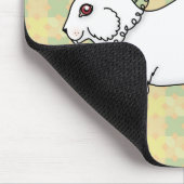 Tapis De Souris Mousepad lapin blanc (Coin)