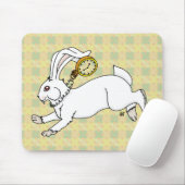 Tapis De Souris Mousepad lapin blanc (Avec souris)