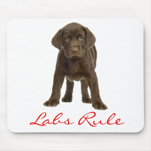 Tapis De Souris Mousepad, le chien coquelicot du Labrador rétrific (Devant)