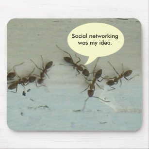 Tapis De Souris Mousepad - Les réseaux sociaux étaient mon idée.