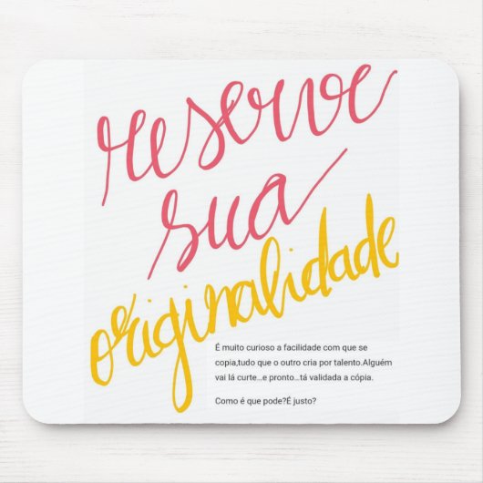 Tapis De Souris Mousepad Minaguidores (Devant)
