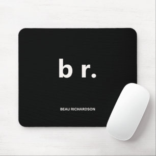 Tapis De Souris Mousepad moderne, minimaliste, élégant et ÉDITABLE