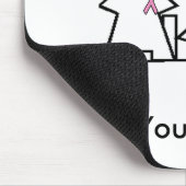 Tapis De Souris Mousepad - mon combat de cancer du sein (Coin)
