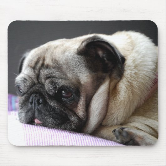 Tapis De Souris Mousepad Mops Carlin Pug (Devant)