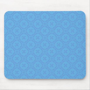 Tapis De Souris Mousepad : Motif de tapisserie galloise, bleu clai