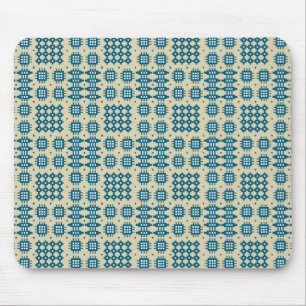 Tapis De Souris Mousepad : Motif de Tapisserie galloise, Marine, T