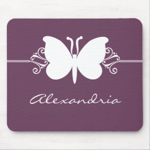 Tapis De Souris Mousepad mousepad moufle à beurre d'aubergine