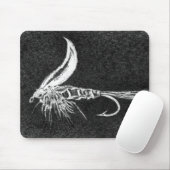 Tapis De Souris Mousepad - Mousepad - Volée de truite (Avec souris)