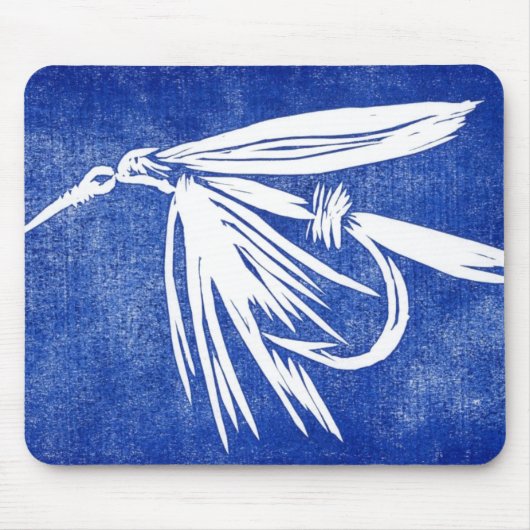 Tapis De Souris "Mousepad mousseux - Bleu" classique truite mousep (Devant)