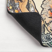 Tapis De Souris Mousepad : Mucha - Langue des Fleurs (Coin)