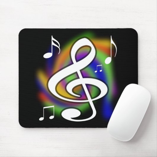 Tapis De Souris Mousepad musical coloré (Avec souris)