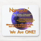 Tapis De Souris Mousepad - Namaste (Devant)