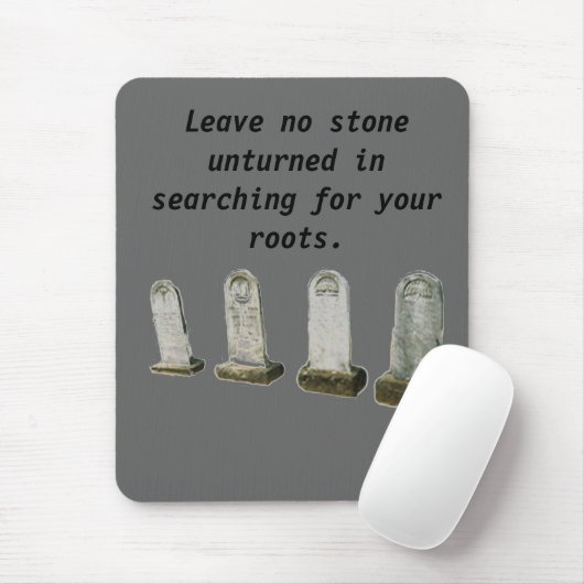 Tapis De Souris Mousepad - ne laissez aucune pierre unturned dans… (Avec souris)