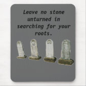 Tapis De Souris Mousepad - ne laissez aucune pierre unturned dans… (Devant)