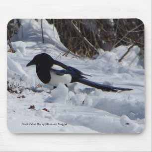 Tapis De Souris Mousepad noir Billed Rocky Mountain