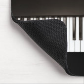 Tapis De Souris Mousepad noir de piano (Coin)