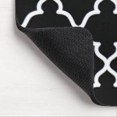 Tapis De Souris Mousepad noir et blanc de treillis… (Coin)