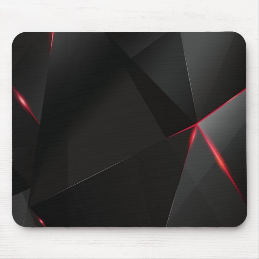 Tapis De Souris Mousepad noir et rouge (Devant)