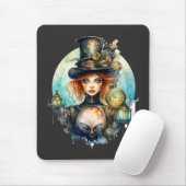 Tapis De Souris Mousepad Olhar do Tempo Steampunk (Avec souris)