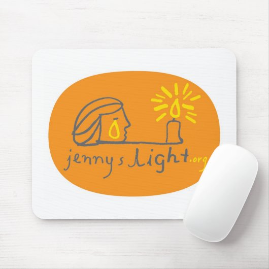 Tapis De Souris Mousepad orange (Avec souris)