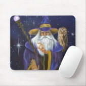 Tapis De Souris Mousepad original de peinture de magicien (Avec souris)