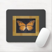 Tapis De Souris Mousepad papillon monarque (Avec souris)