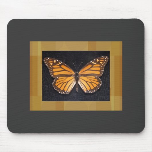 Tapis De Souris Mousepad papillon monarque (Devant)