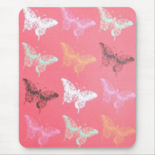 Tapis De Souris Mousepad, papillons déchirés